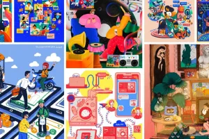 Begini gaya hidup digital di mata ilustrator perempuan Asia Tenggara