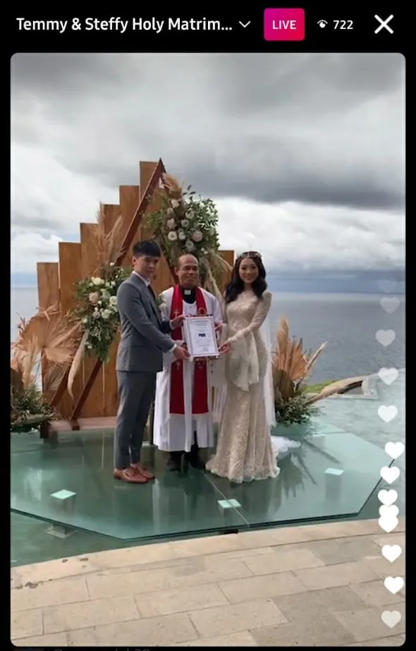 pernikahan Steffy eks Cherrybelle © Instagram