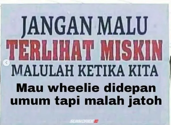 quotes nyeleneh anak motor Berbagai sumber