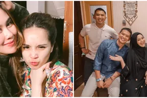 Momen akrab 12 seleb bareng saudara ipar, bak keluarga kandung
