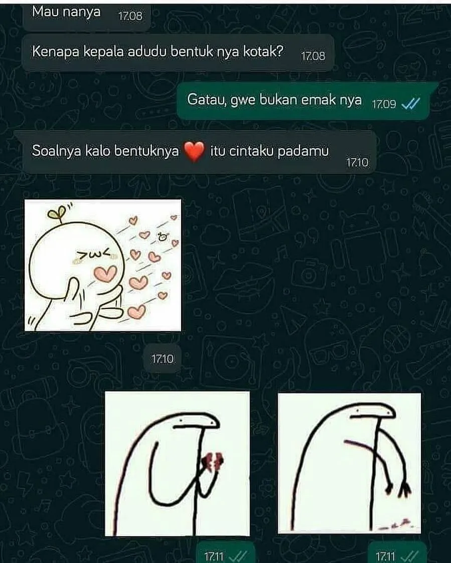 Balasan pedih chat PDKT berbagai sumber