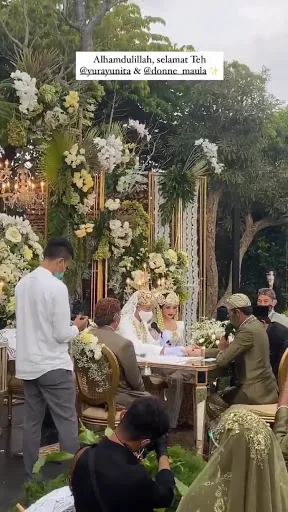 Momen akad nikah Yura Yunita © 2020 brilio.net
