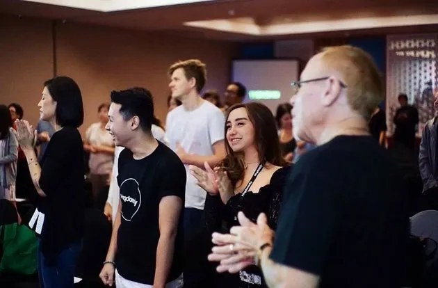 salmafina pelayanan di gereja © Instagram