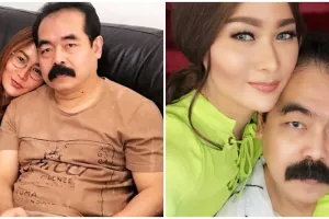 Viral foto Adam Suseno suami Inul cukur kumis, ini alasannya