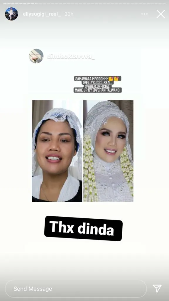 Elly Aher menikah © 2020 brilio.net Elly Aher menikah © 2020 brilio.net