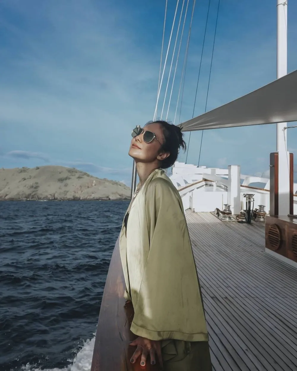 momen liburan wulan guritno dan shalom © Instagram