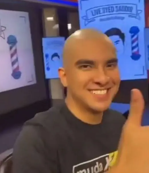 potret Syed Saddiq botak © Instagram