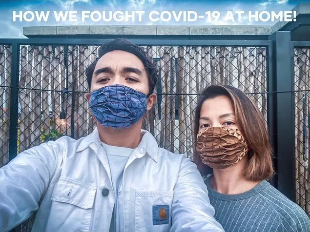 Cara Dipha Barus dan istri melawan Covid-19 © Instagram Cara Dipha Barus dan istri melawan Covid-19 © Instagram