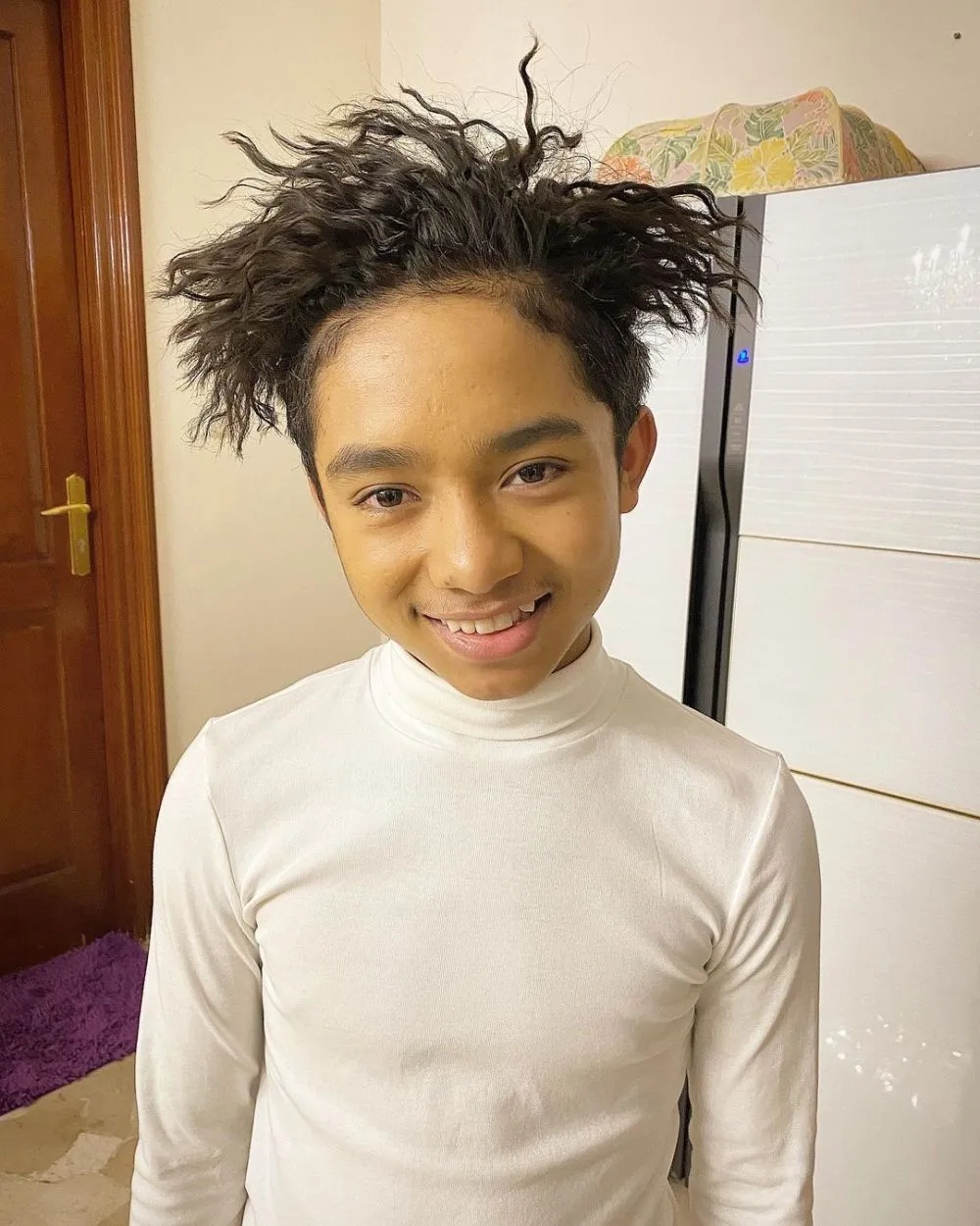 Transformasi rambut Betrand Peto © Istimewa Transformasi rambut Betrand Peto © Istimewa