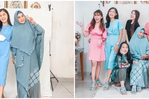 8 Momen Anisa Rahma reuni Cherrybelle, masak bareng hingga tukar kado