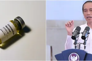 3 Fakta vaksinasi Covid-19 ke Jokowi, disiarkan secara langsung