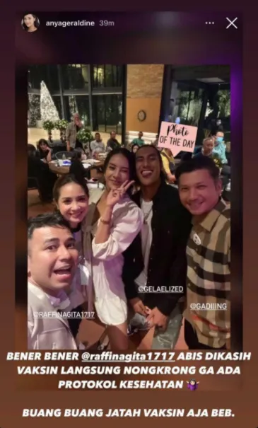 Klarifikasi Raffi Ahmad © Instagram Klarifikasi Raffi Ahmad © Instagram