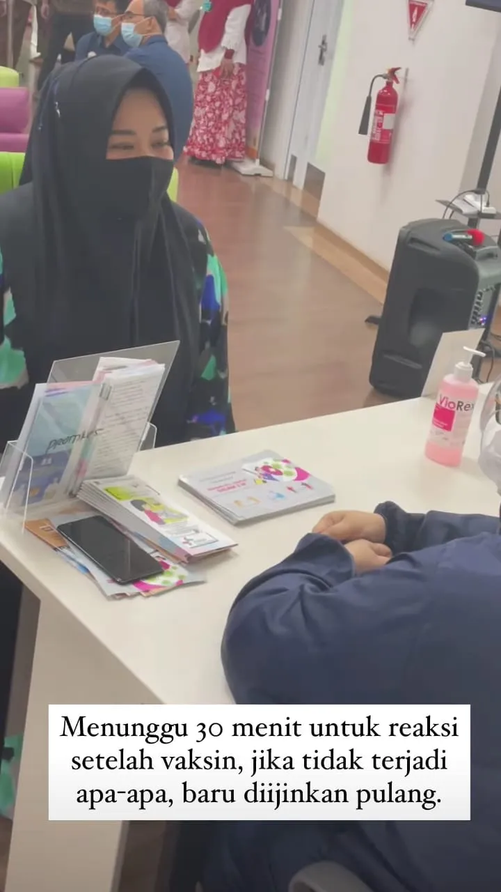 pengalaman risa suntik vaksin © Instagram pengalaman risa suntik vaksin © Instagram