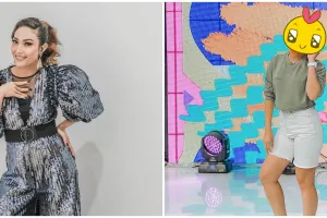 Ubah gaya rambut, 6 potret Ayu Dewi pakai poni ini bikin awet muda