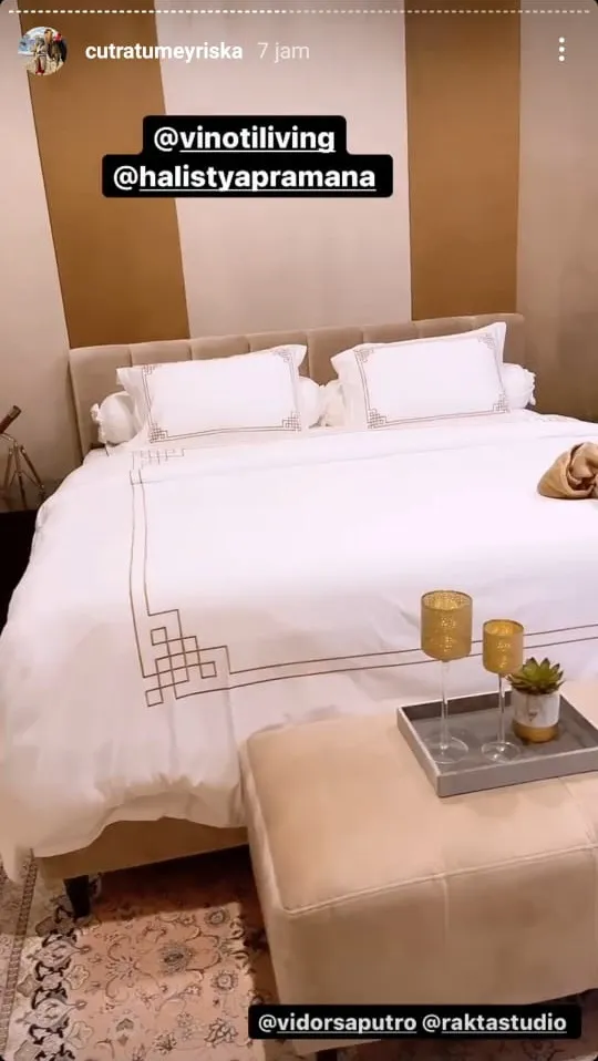 kamar Cut Meyriska rumah baru © Instagram kamar Cut Meyriska rumah baru © Instagram