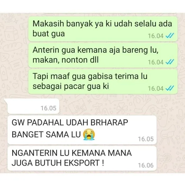 Balasan cowok saat ditolak gebetan © berbagai sumber