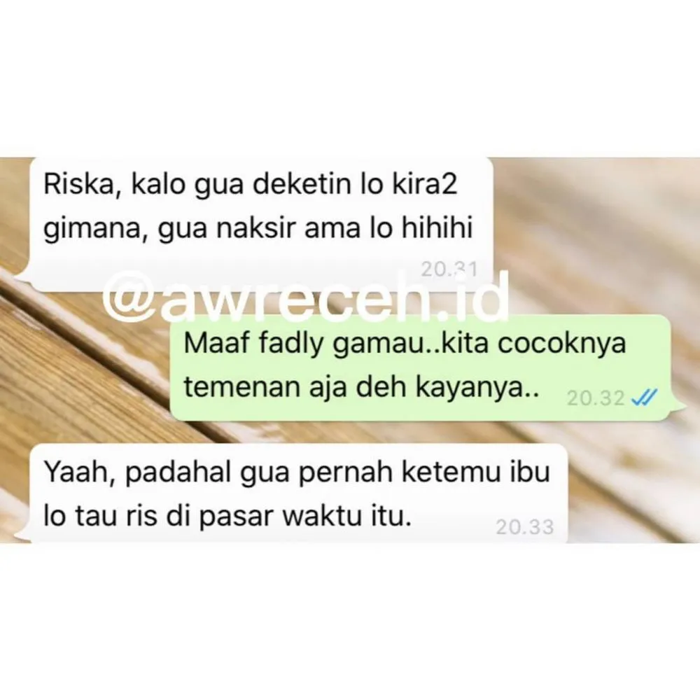 Balasan cowok saat ditolak gebetan © berbagai sumber