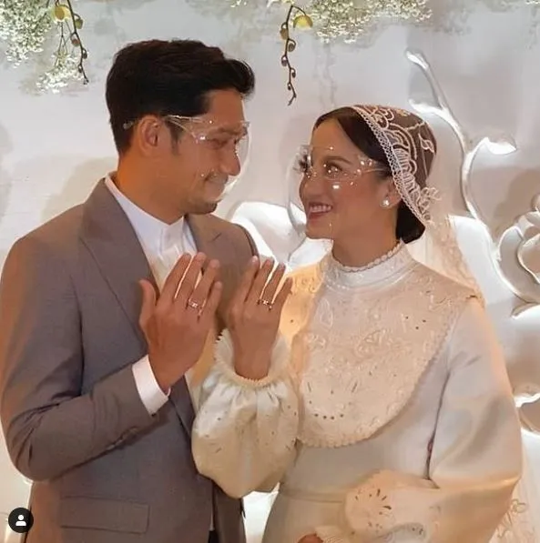 momen haru pernikahan ibnu jamil berasama ririn Instagram