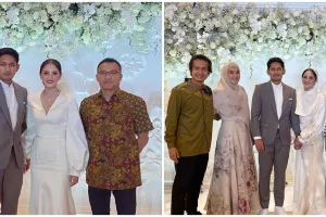 8 Momen seleb hadiri pernikahan Ibnu Jamil dan Ririn Ekawati