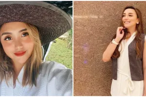 Beli baju di pasar, penampilan Salmafina ini curi perhatian