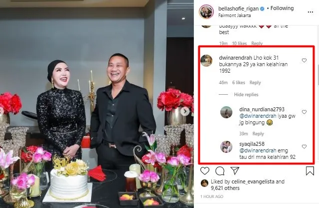 ulang tahun Bella Shofie © Instagram