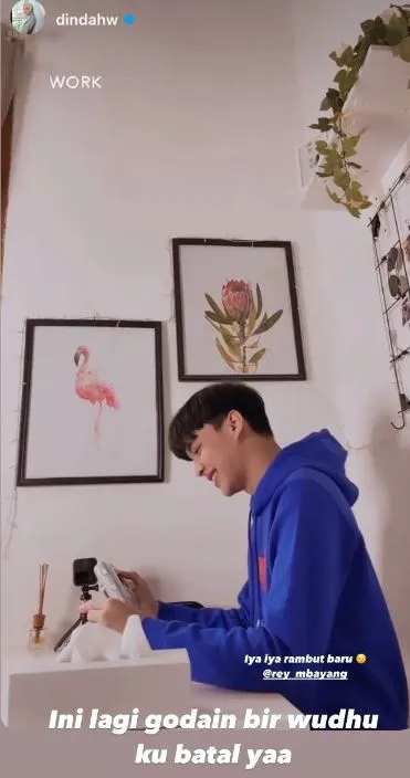 Rey Mbayang ganti gaya rambut © Instagram Rey Mbayang ganti gaya rambut © Instagram