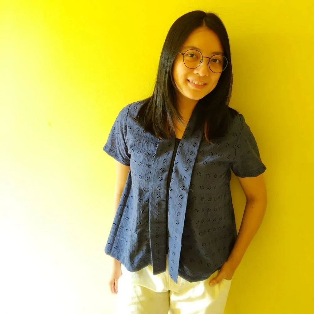 transformasi gaya rambut leony © Instagram