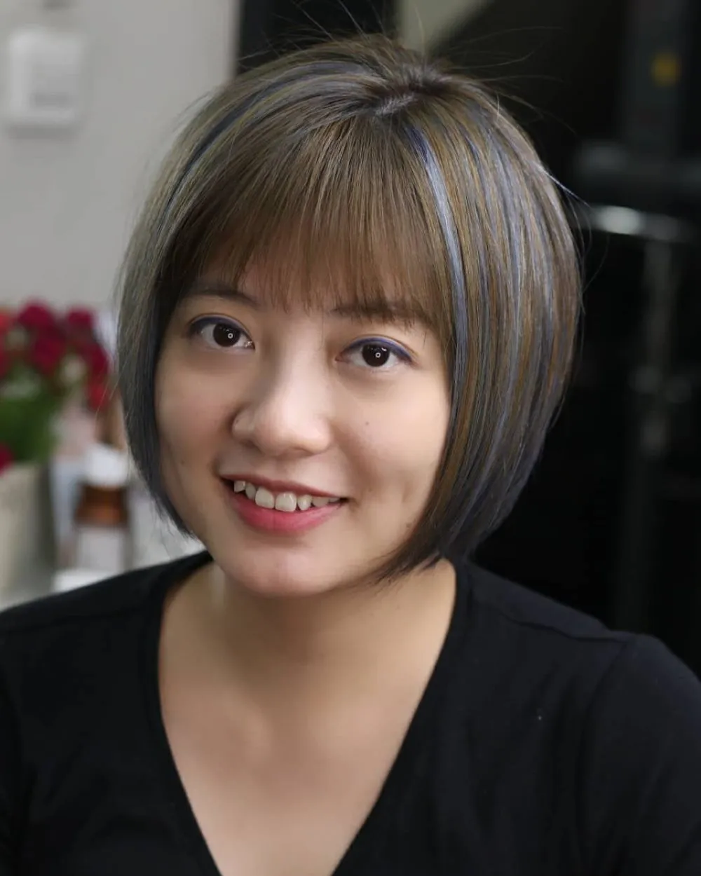 transformasi gaya rambut leony © Instagram