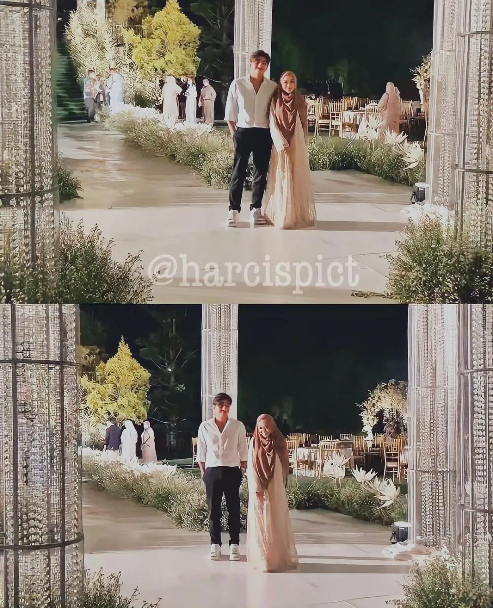 Gaya seleb di resepsi Ali Syakieb © Instagram