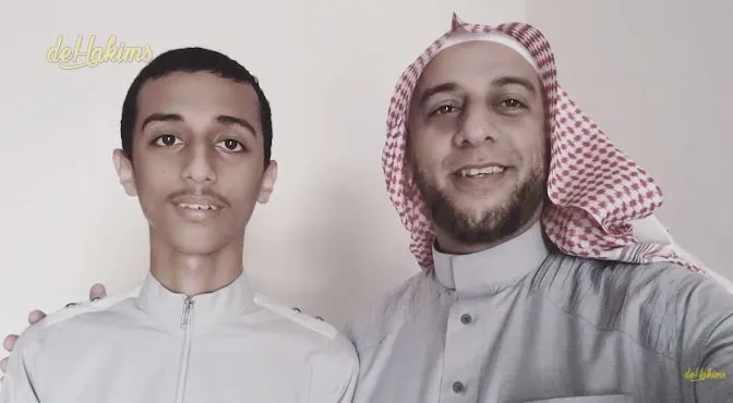 reaksi putra Syekh Ali Jaber © 2021 brilio.net reaksi putra Syekh Ali Jaber © 2021 brilio.net