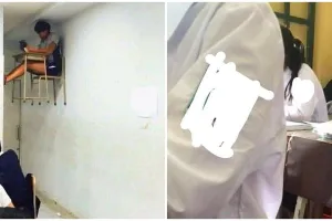 10 Aksi jenaka murid yang duduk di kursi belakang, bikin ngakak