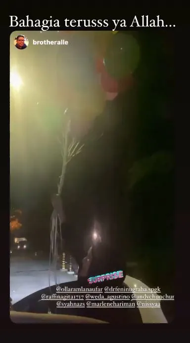 ultah Olla ke-41 © Instagram ultah Olla ke-41 © Instagram