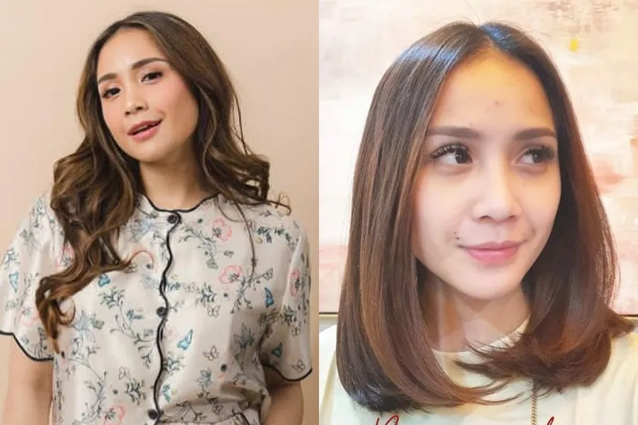 Seleb sebelum dan sesudah potong rambut © Instagram Seleb sebelum dan sesudah potong rambut © Instagram