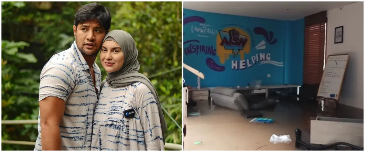 10 Penampakan rumah Irish Bella terkena banjir, lantai satu terendam