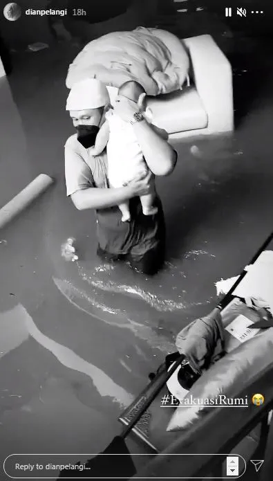 Potret rumah seleb terdampak banjir Instagram © 2021 brilio.net