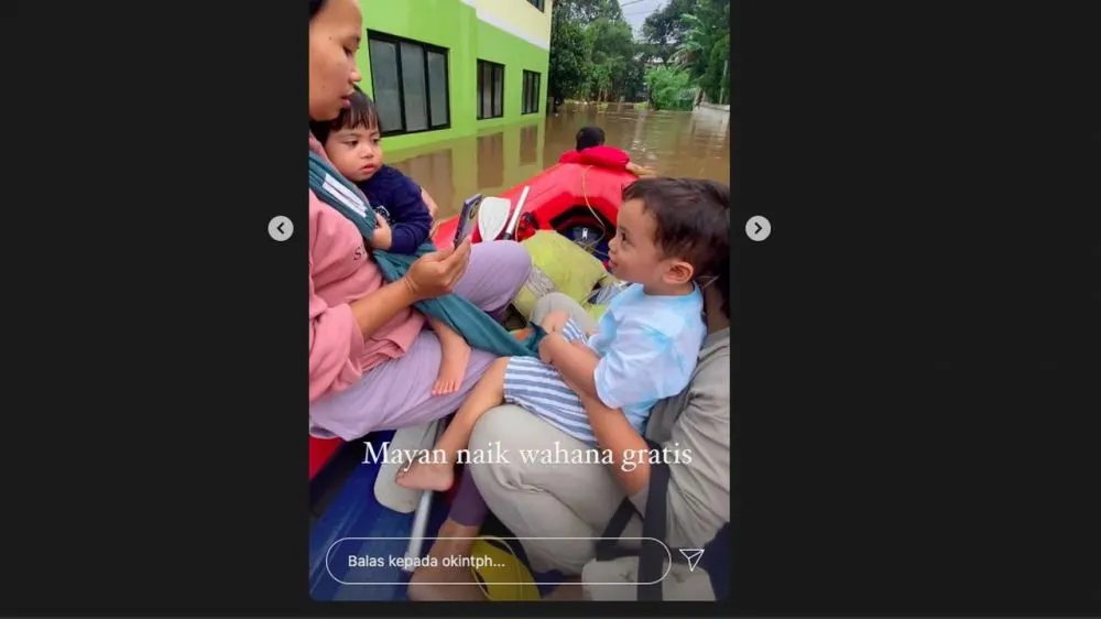 Potret rumah seleb terdampak banjir Instagram © 2021 brilio.net