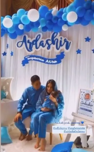akikah Baby Ardashir © Instagram akikah Baby Ardashir © Instagram