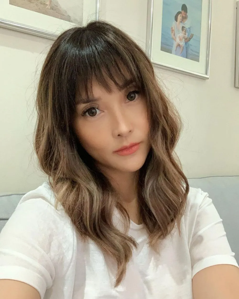 pesinetron tampil dengan rambut poni © Instagram pesinetron tampil dengan rambut poni © Instagram