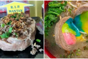13 Potret nyeleneh bakso ini bikin pembeli bertanya-tanya pas makan