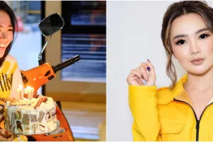 7 Momen perayaan ultah Wika Salim, kado sepeda motor curi perhatian