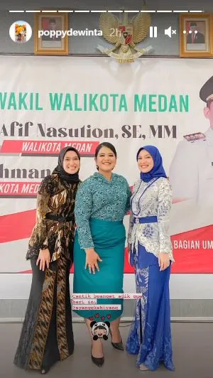Momen Kahiyang Ayu dampingi suami pelantikan © Instagram
