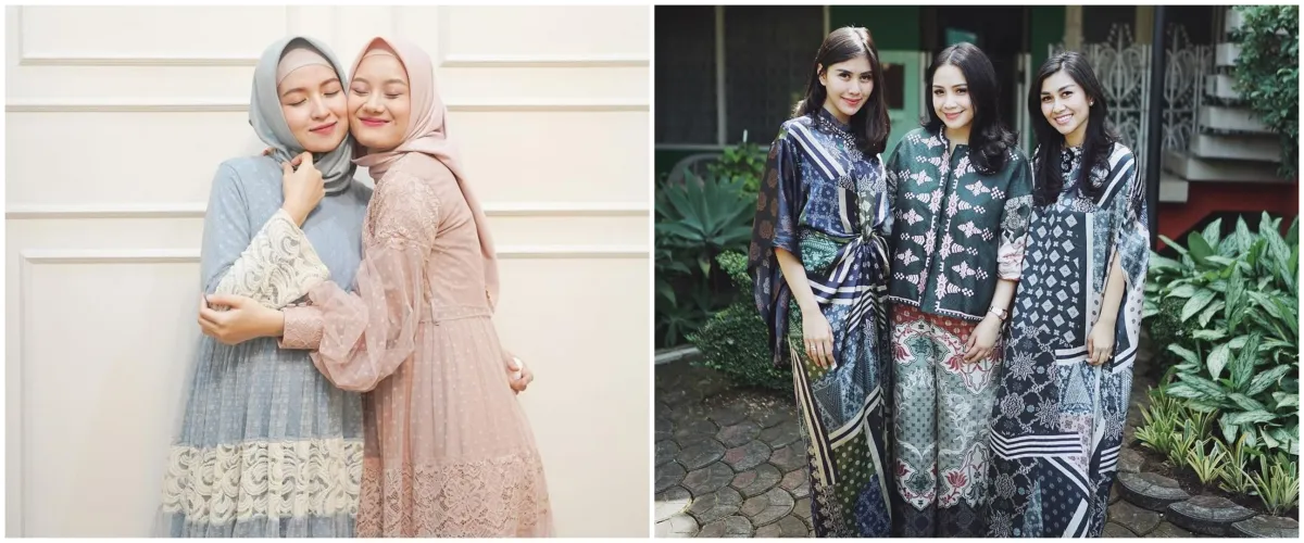 Potret kedekatan 13 seleb bareng saudara ipar, kompak abis