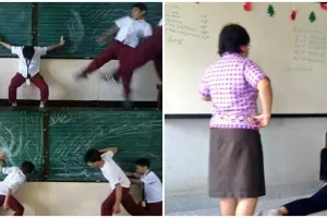 9 Momen kocak murid saat disuruh guru ke depan kelas, ada-ada aja