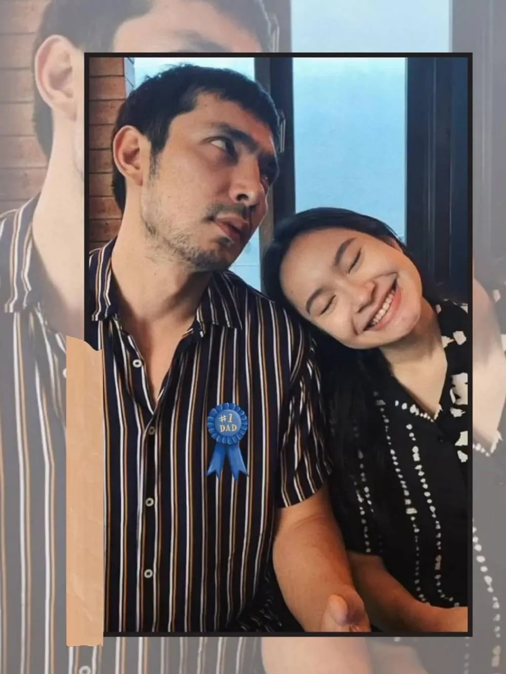 Abimana Aryasatya dan putrinya © 2021 brilio.net