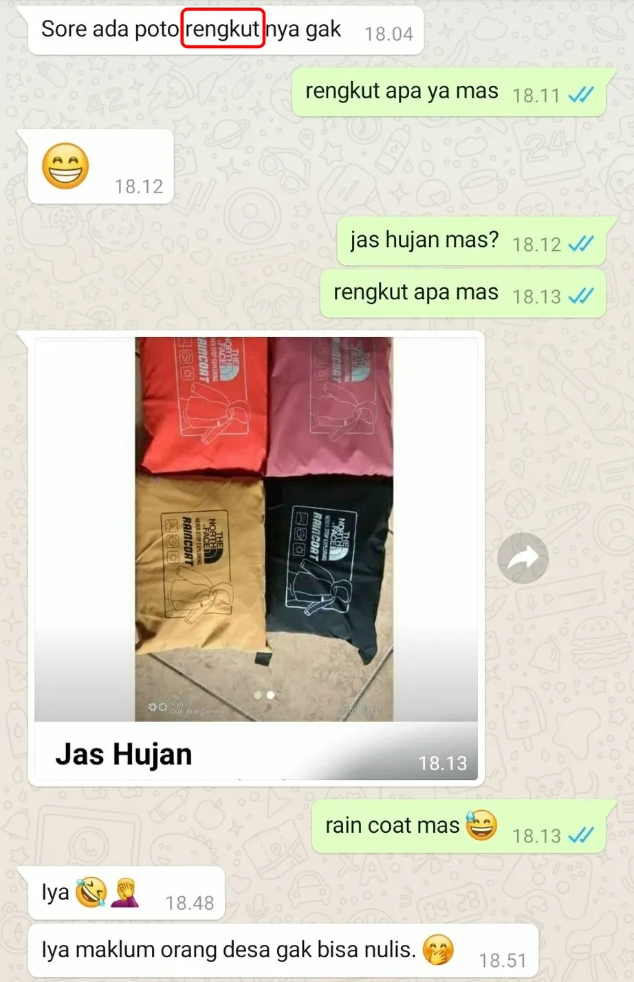 Chat typo customer © Twitter Chat typo customer © Twitter