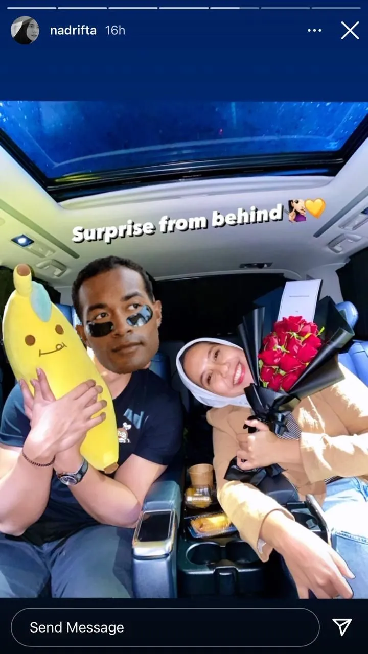 Momen kebersamaan Kaesang dan Nadya © Instagram