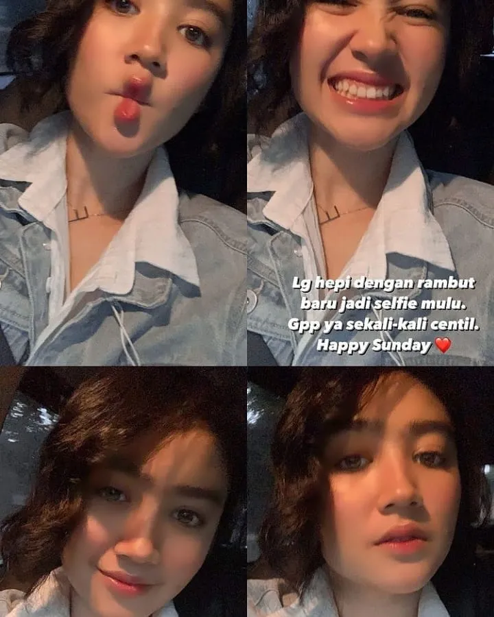 Febby Rastanty tampil dengan rambut pendek Instagram Febby Rastanty tampil dengan rambut pendek Instagram