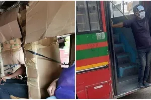 10 Momen lucu di angkutan umum ini bikin senyum-senyum geli