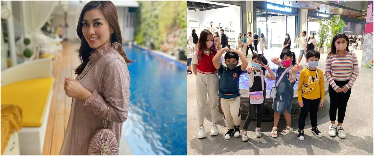 8 Momen Nisya Ahmad sewa studio bioskop buat nonton bareng keluarga