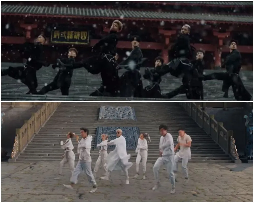 kemiripan adegan video young lex dan exo © YouTube kemiripan adegan video young lex dan exo © YouTube